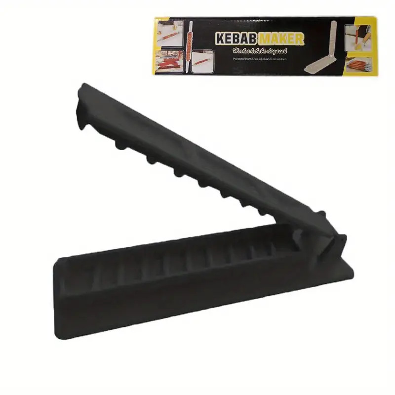 Single Row Kebab Maker BBQ Meat Skewer Press Plastic Durable Reusable BBQ Tools