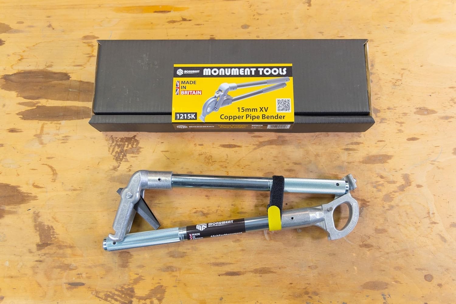 Monument Masters Plumbers Compact 15mm Copper Pipe Bender, 1215K Made In Britain