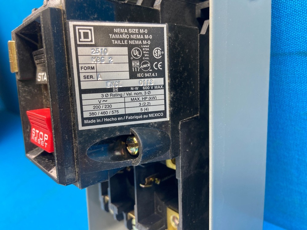 Square D 2510MBG2 Replacement Series A Manual Starter