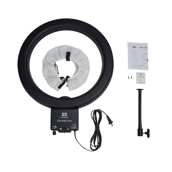 Dimmable Continuous Lighting Fluorescent Studio Photo Ring Light Lamp 65W Hot