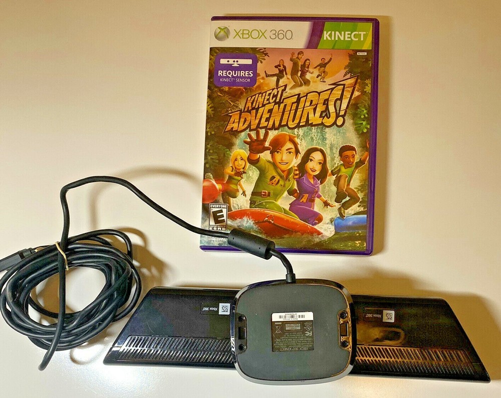 Microsoft XBOX 360 Kinect Motion Sensor 1 Game Kinect Adventures