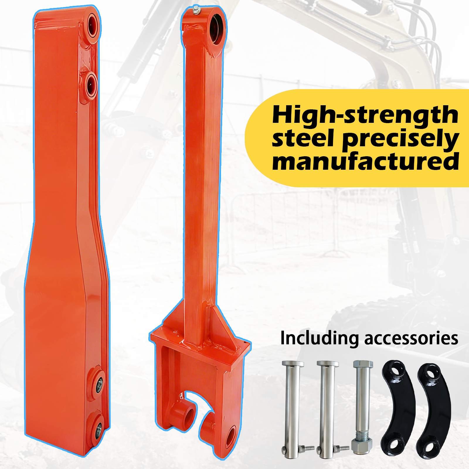28in，Excavator Arm Extension Kit for 0.8Tons-2tons Mini Excavator