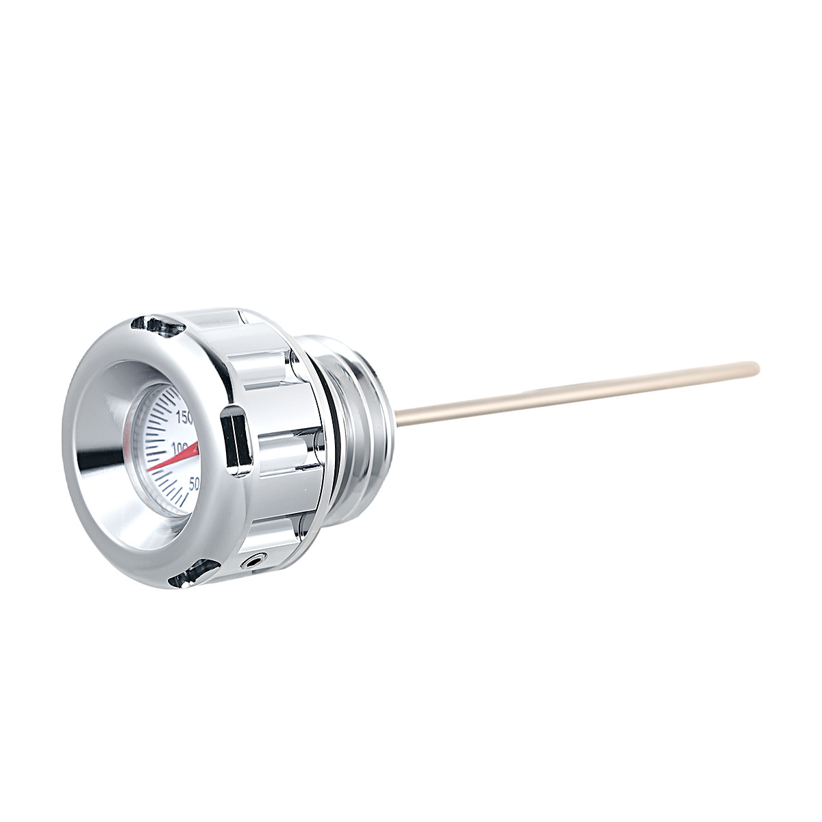 Chrome Oil Temperature Dipstick For Harley 2017-2025 Touring Road Glide FLTRX