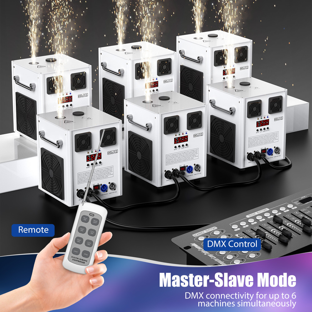 700W Cold Spark Machine Firework Machine Stage Effect Machine DMX for DJ Wedding
