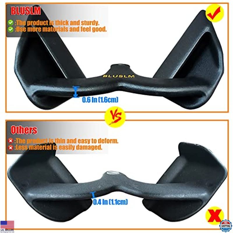 LAT Pull Down Bar for Cable Machine, T Bar V Bar Attachment for Strength