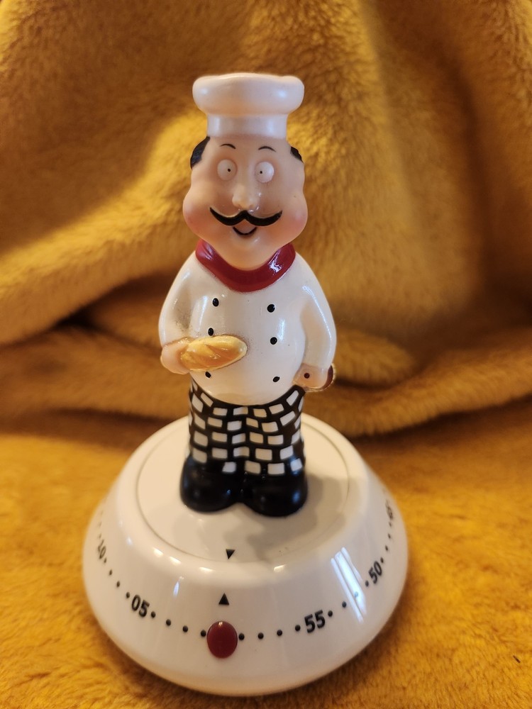 Fat Italian chef kitchen timer.