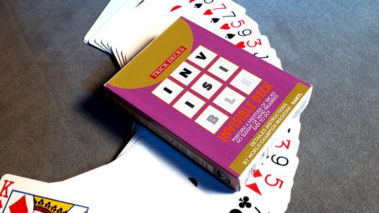 Invisible Deck Bicycle (Red) - Card Magic Trick