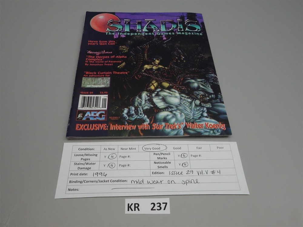 Shadis Magazine: Issue # 29