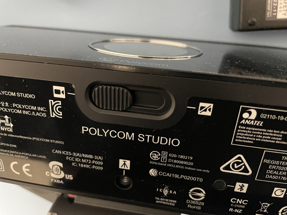 Polycom Poly Studio P009 USB 4K Pro Video HD Conferencing Teams Soundbar System