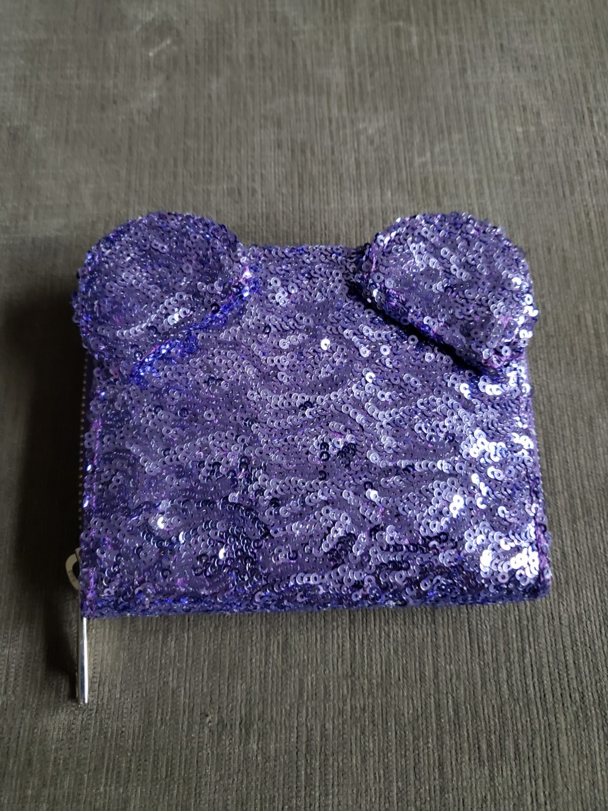 Disney Parks Exclusive Loungefly Minnie Potion Purple Sequined Wallet NWOT