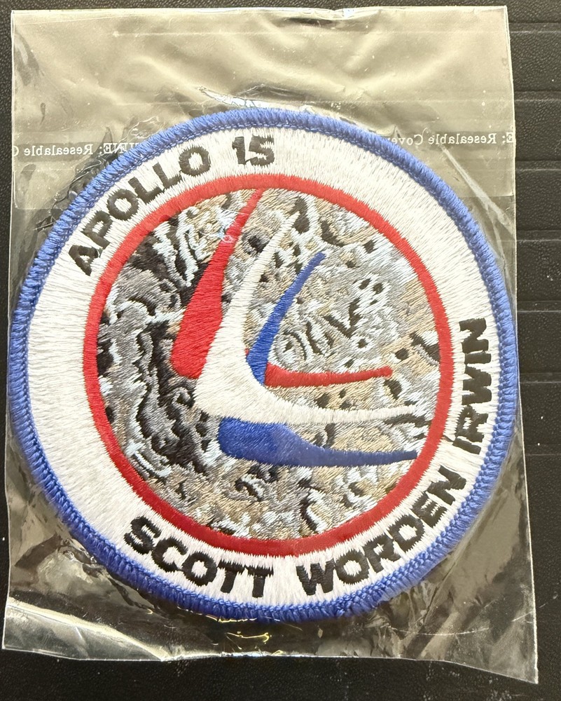 Apollo 15 Scott Worden Irwin NASA Patch