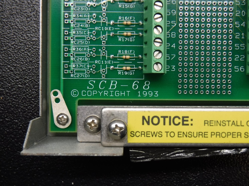 National Instruments SCB-68 Shielded I/O Connector Block