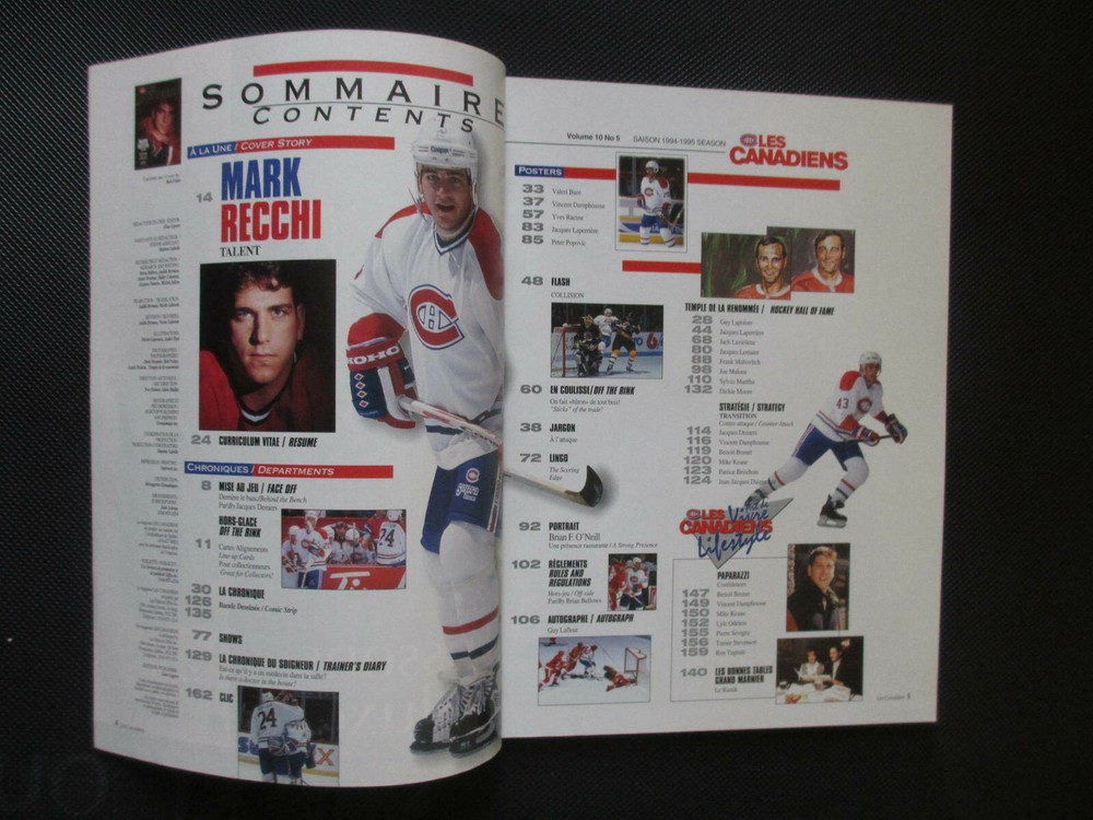 1994-95 MONTREAL CANADIENS HOCKEY PROGRAM