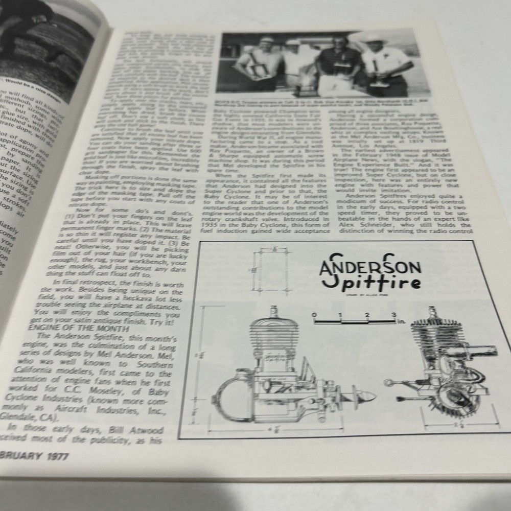 Vintage Model Builder Magazine February 1977