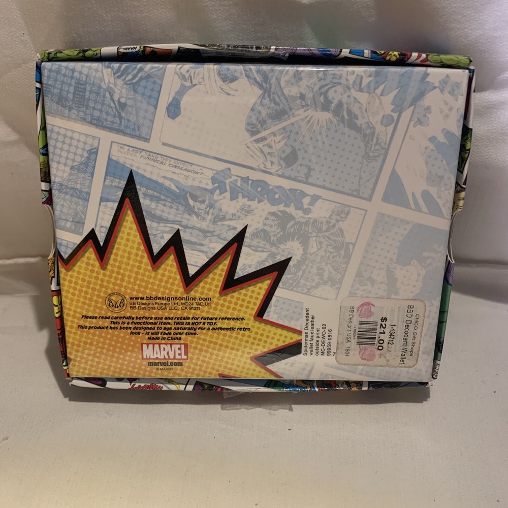 Marvel Comics Spider-Man Bi-Fold Wallet NIB