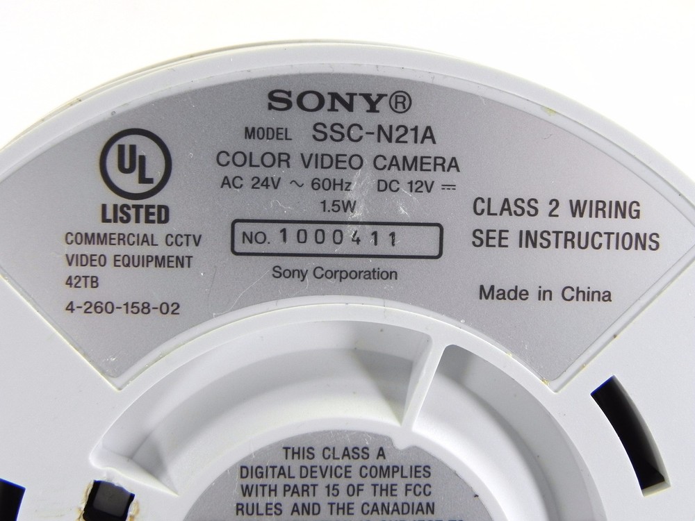 Sony SSC-N21A Camera, Security, 650TVL NO MOUNT