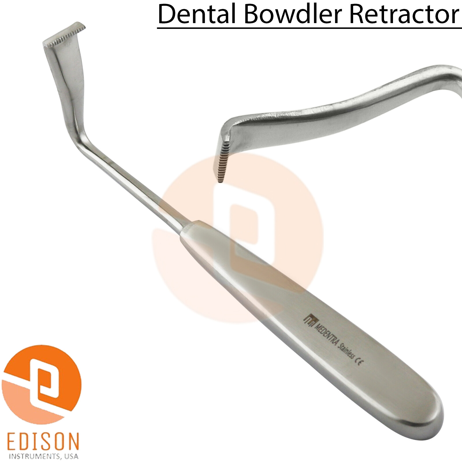 Dental Bowdler Henry Rake Retractor Lower Wisdom Teeth Surgical Instruments 17cm