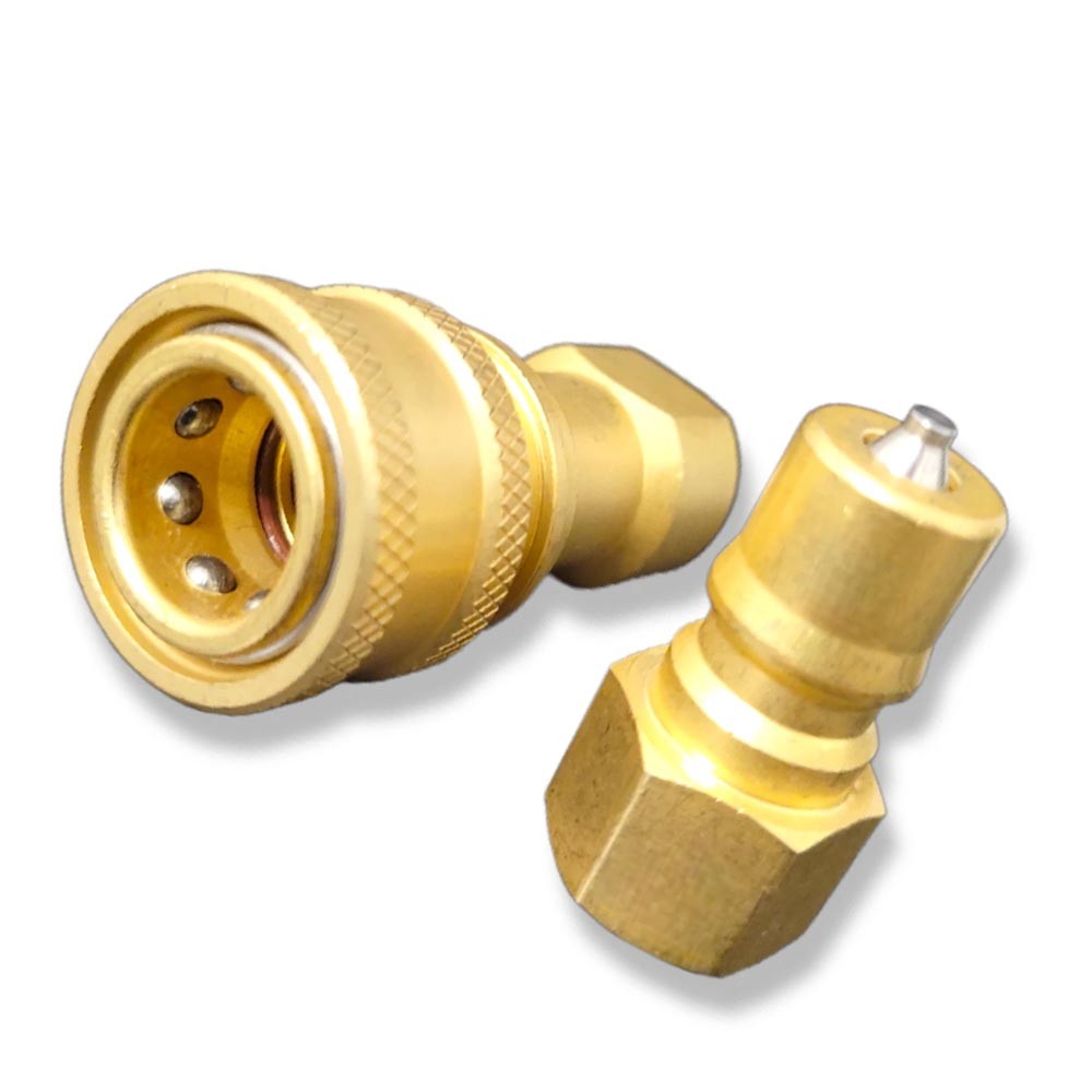 1/4" Brass Quick Disconnect Coupler Set Carpet Cleaning Extractor Wand & Hose