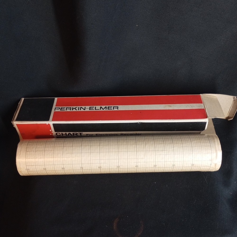 NOS Perkin Elmer Chart, Electronic Recorder Paper Roll Chart No. 159-1008