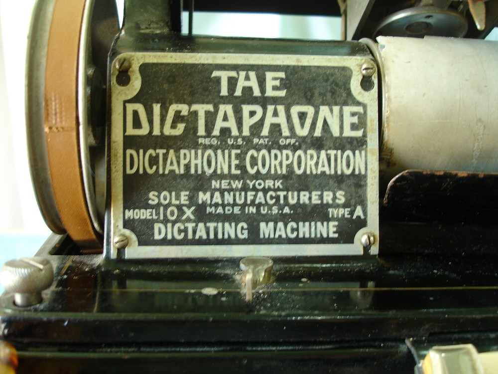 Edison Dictaphone, Model 10X, Type A, with Rolling Stand , circa 1915