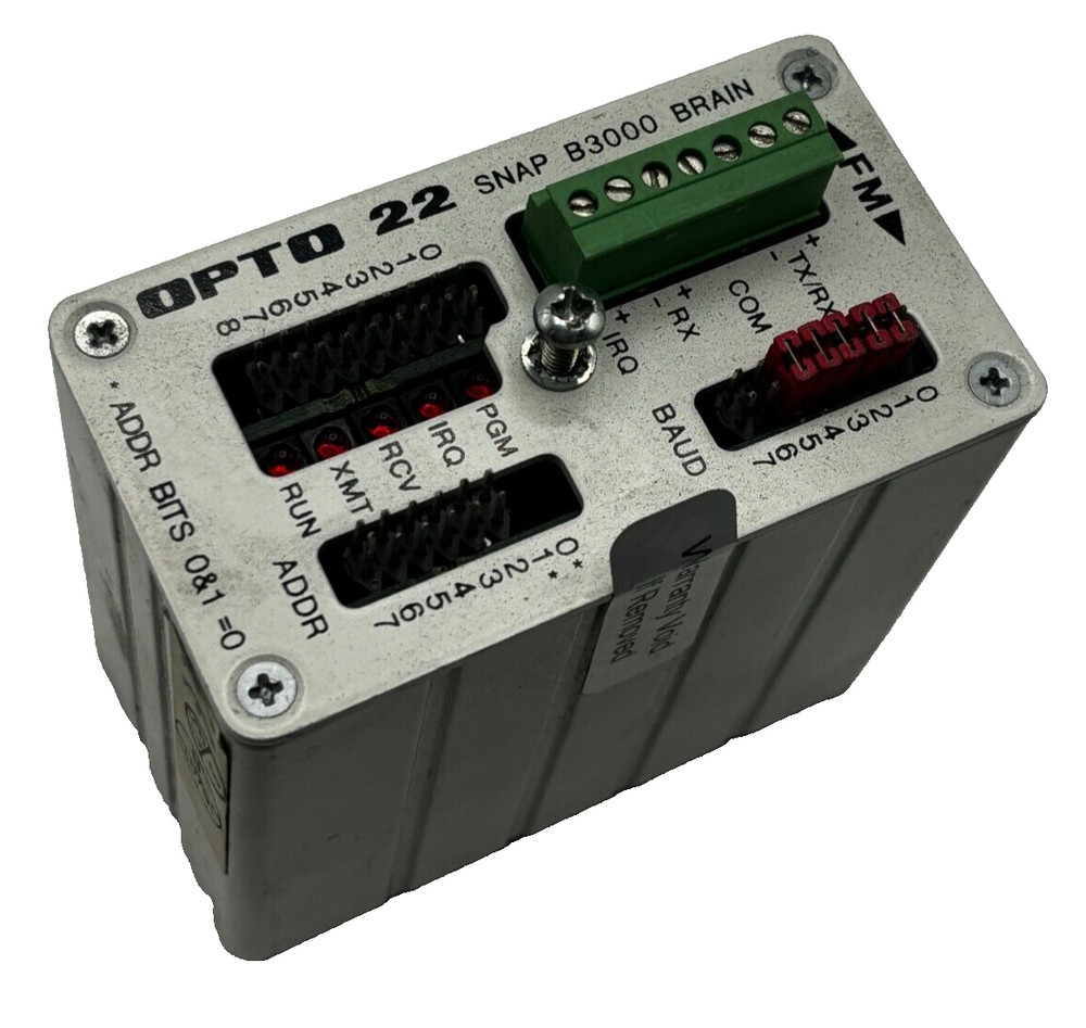 OPTO 22  SNAP B3000 BRAIN Analog Input/Output Module ADDR BITS🔔
