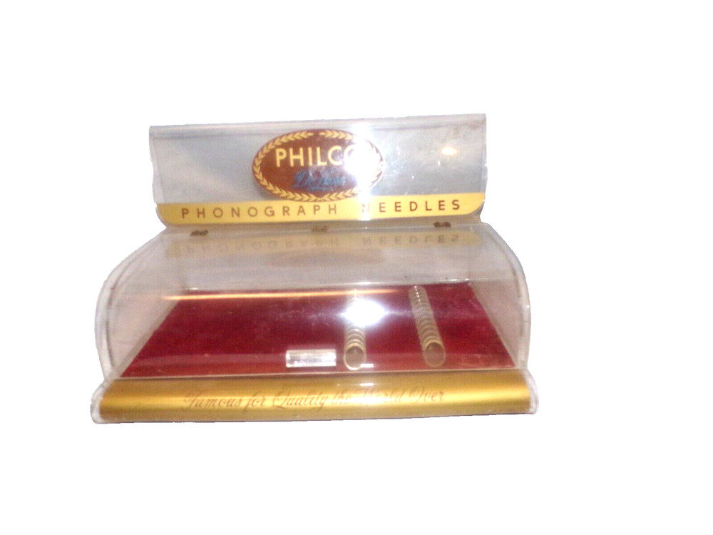 40's PHILCO PHONOGRAPH NEEDLE STORE DISPLAY