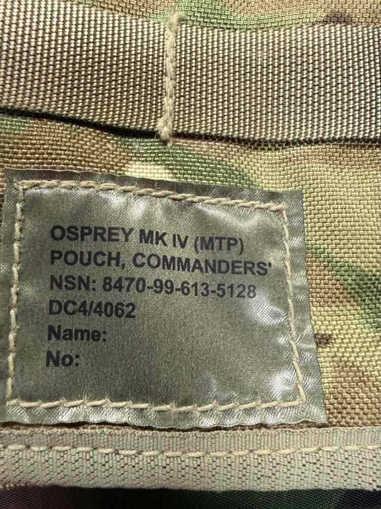Osprey Commanders Pouch / Admin Panel Pouch MTP Army BAOR COLD WAR