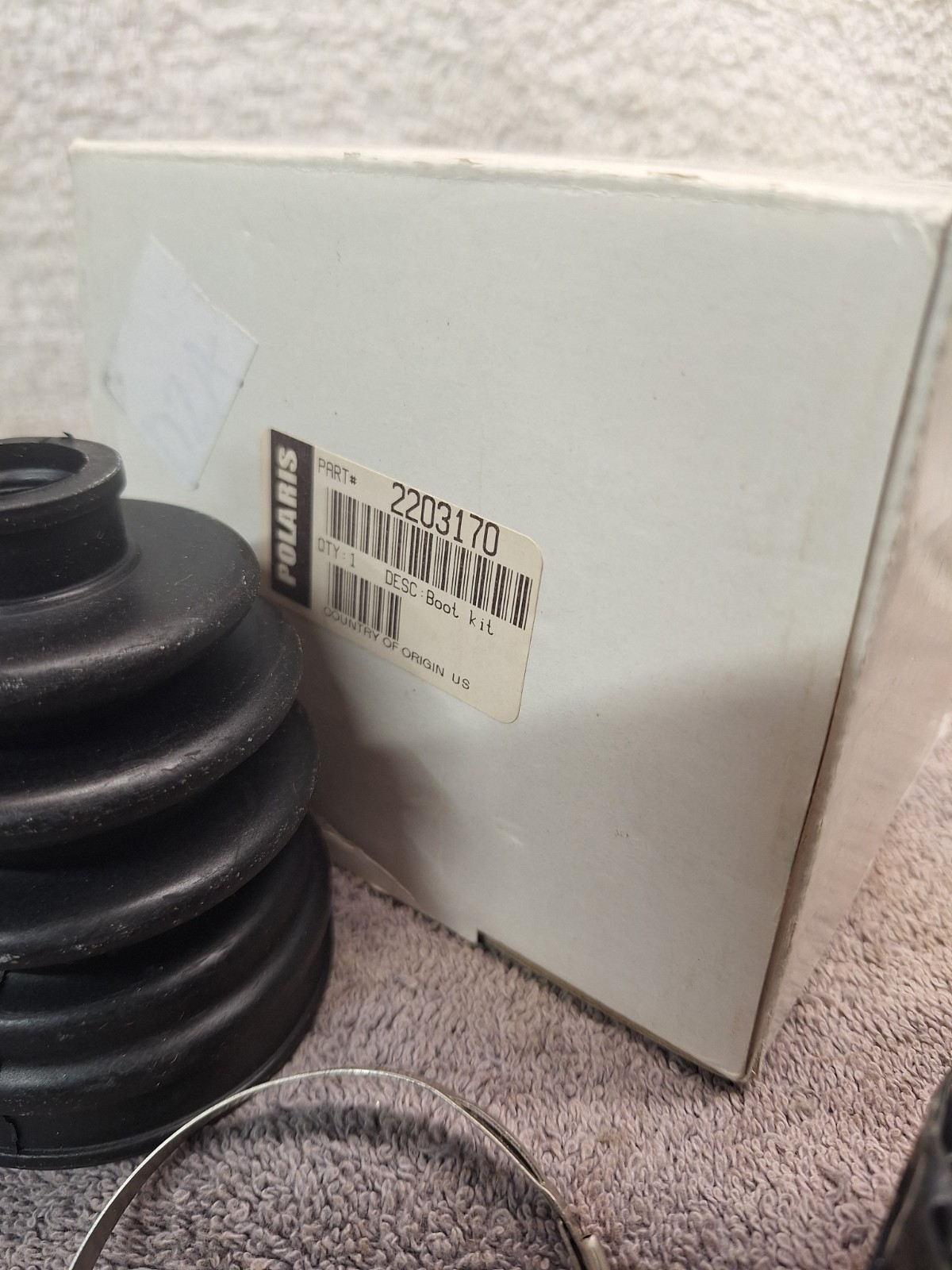2203170 CV Boot Kit Replacement 08-10 Polaris Sportsman 300/400 OEM Genuine NOS