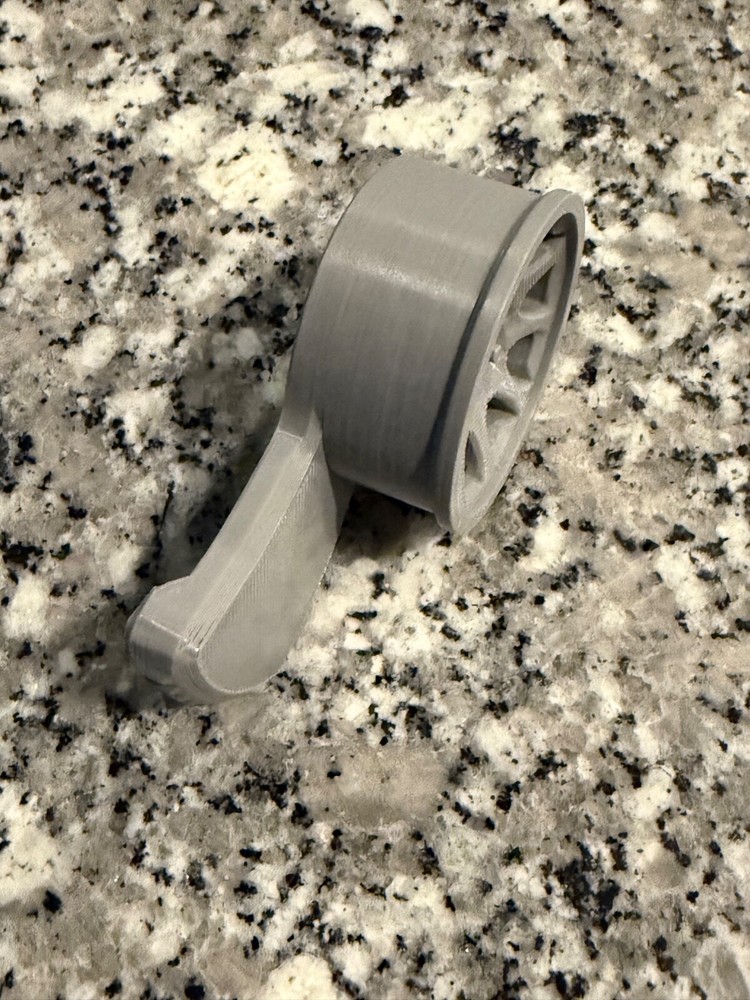 Flysky GT5 Thumb Steering Wheel - Crawler 3d print grey