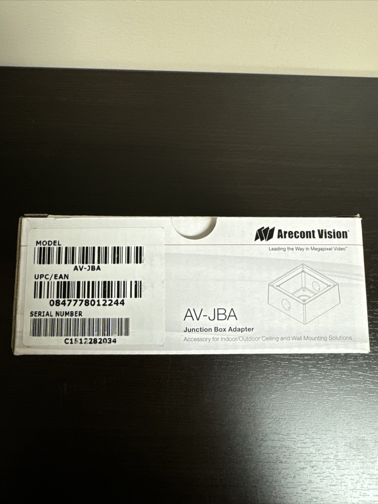 Arecont Vision AV-JBA Junction Box Adapter 0847778012244