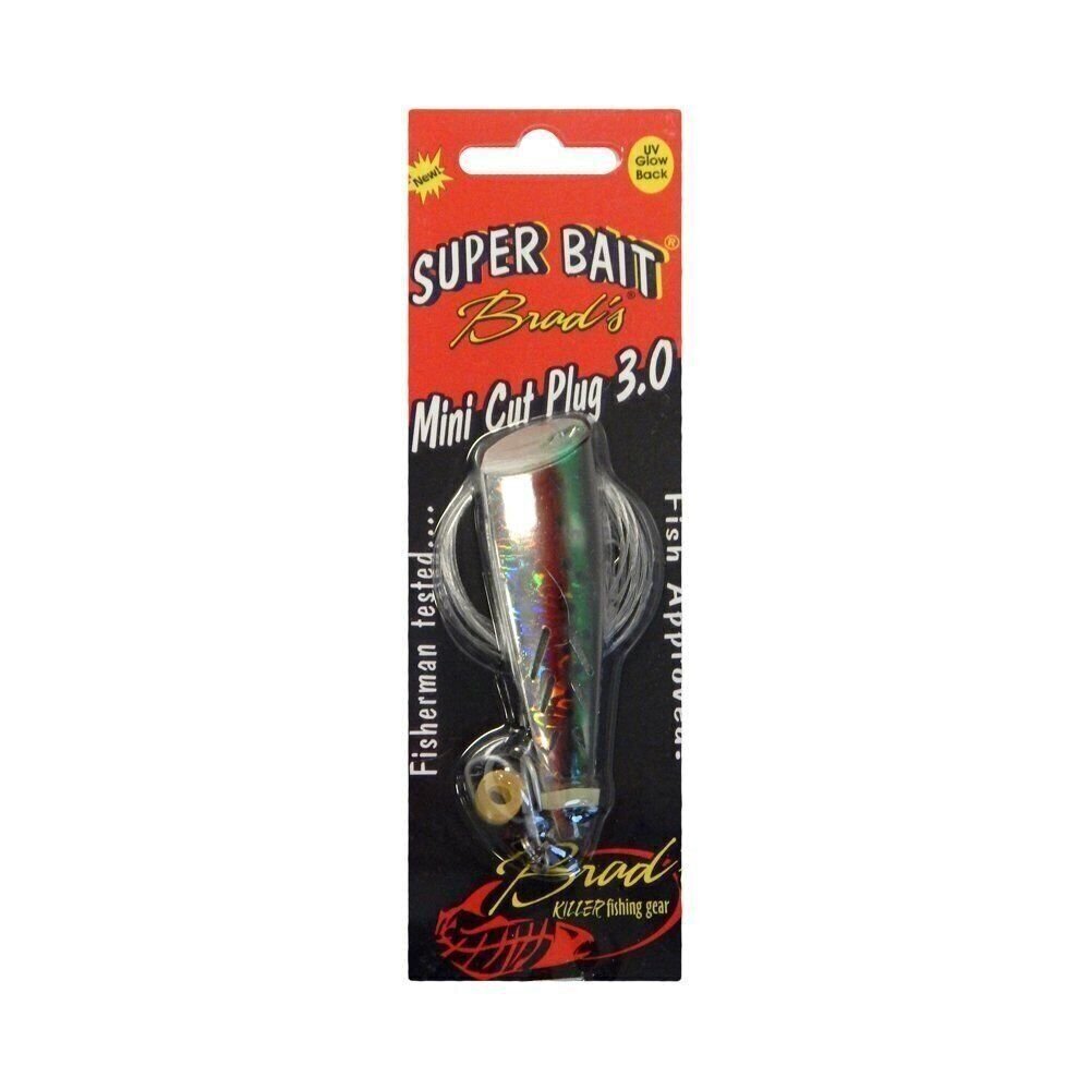 Brad's Super Bait Cut Plug and Mini Cut Plug - 3-Inch, Single Pack, Laser