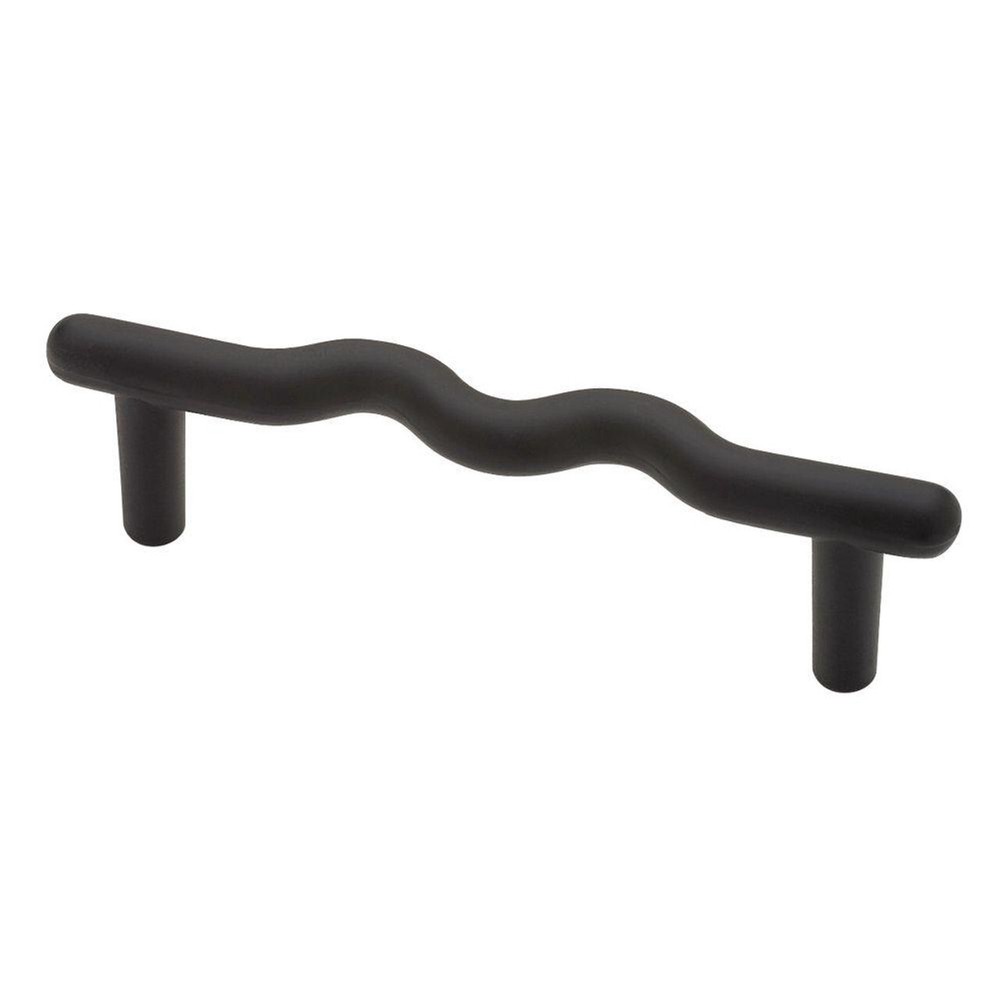 (5 Pack) 3 inch Fusilli Pull Flat Black