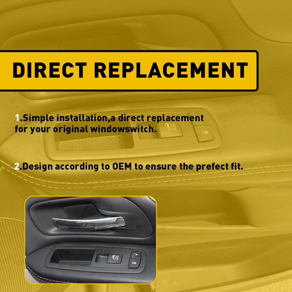 Front Passenger Side Power Window Door Lock Switch Fits Dodge Durango 2011 -2015