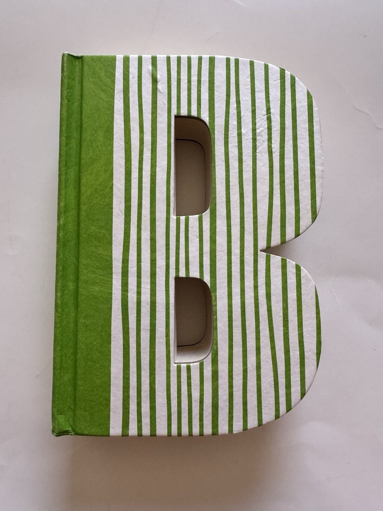 Initial B Journal Notebook Green
