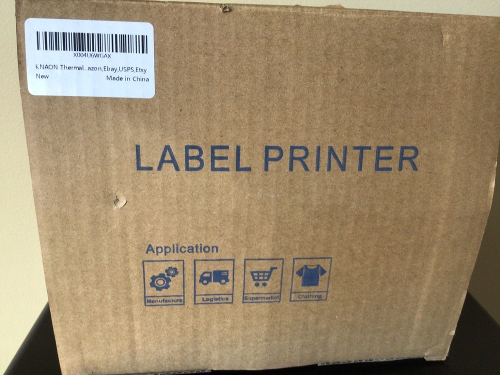 Barcode Label Printer Model POS-9200-L White Android + IOS  + 2 Rolls 400 Labels