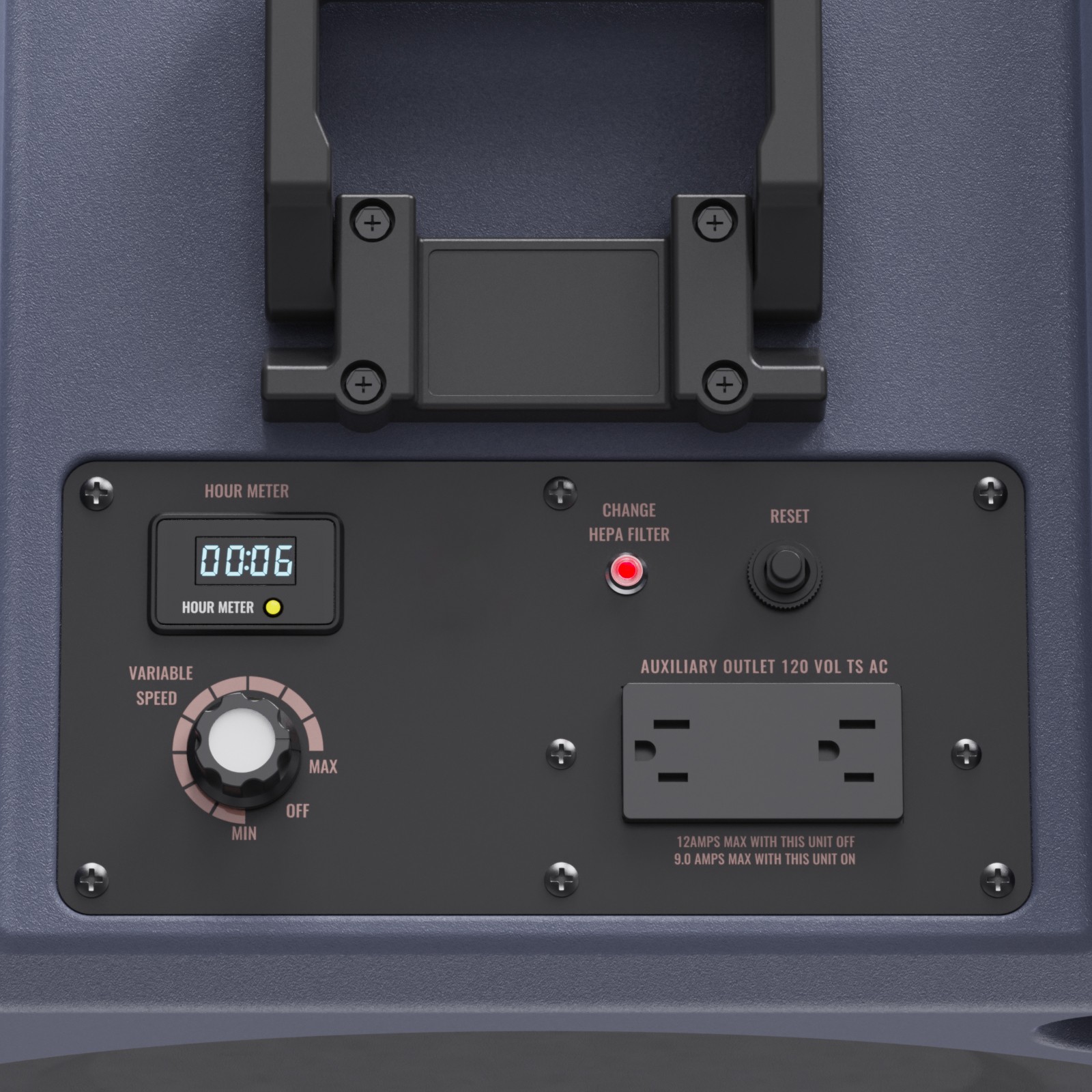 VEVOR Air Scrubber with 3-Stage Filtration Stackable Negative Air Machine 550CFM