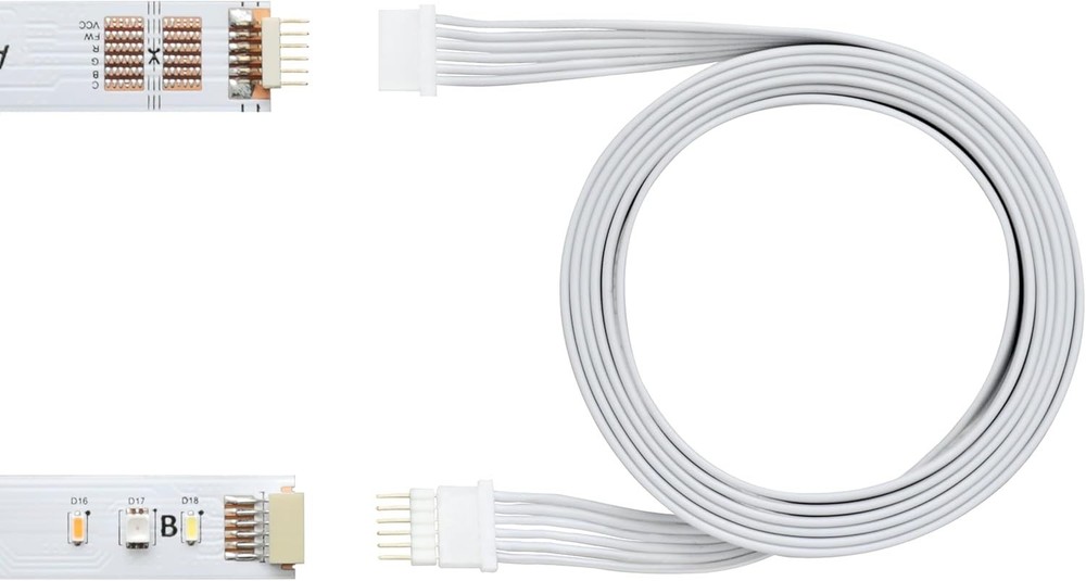 Extension Cable for Philips Hue/Solo Lightstrip 3.3ft, 2 Pack, White - Micro ...