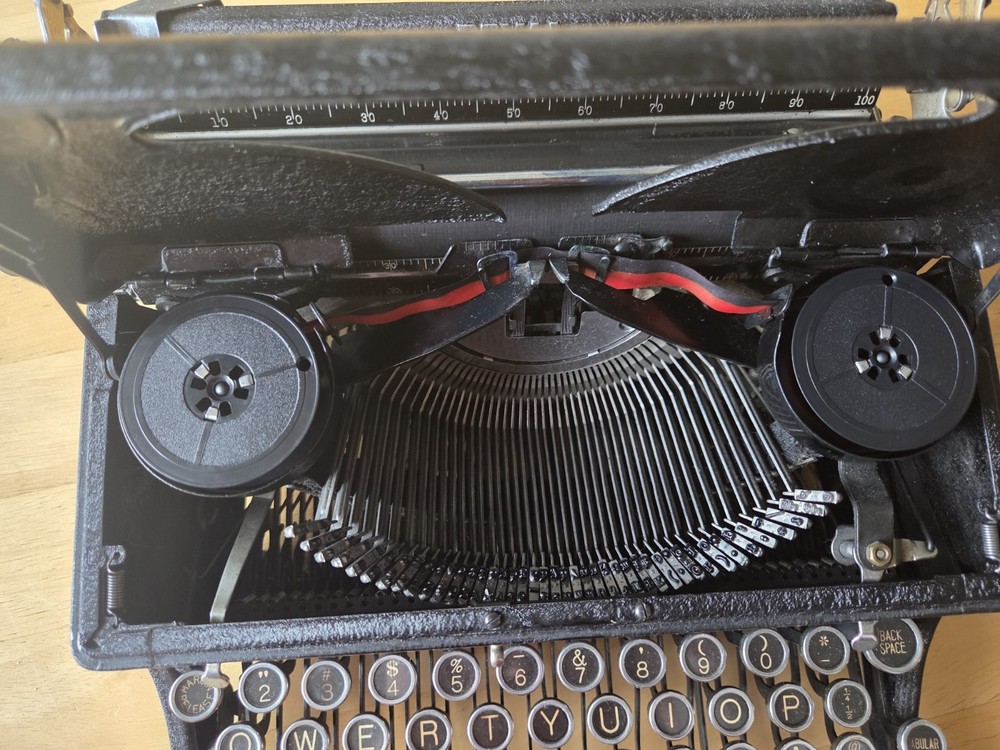 Royal Quiet De Lux Model A Portable Typewriter Refurbished Working