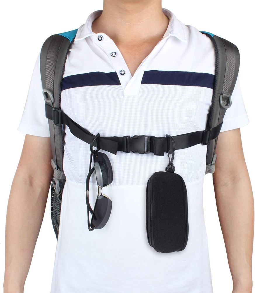 2 Pack Backpack Chest Straps, Heavy Duty Adjustable Backpack Sternum Strap Belt