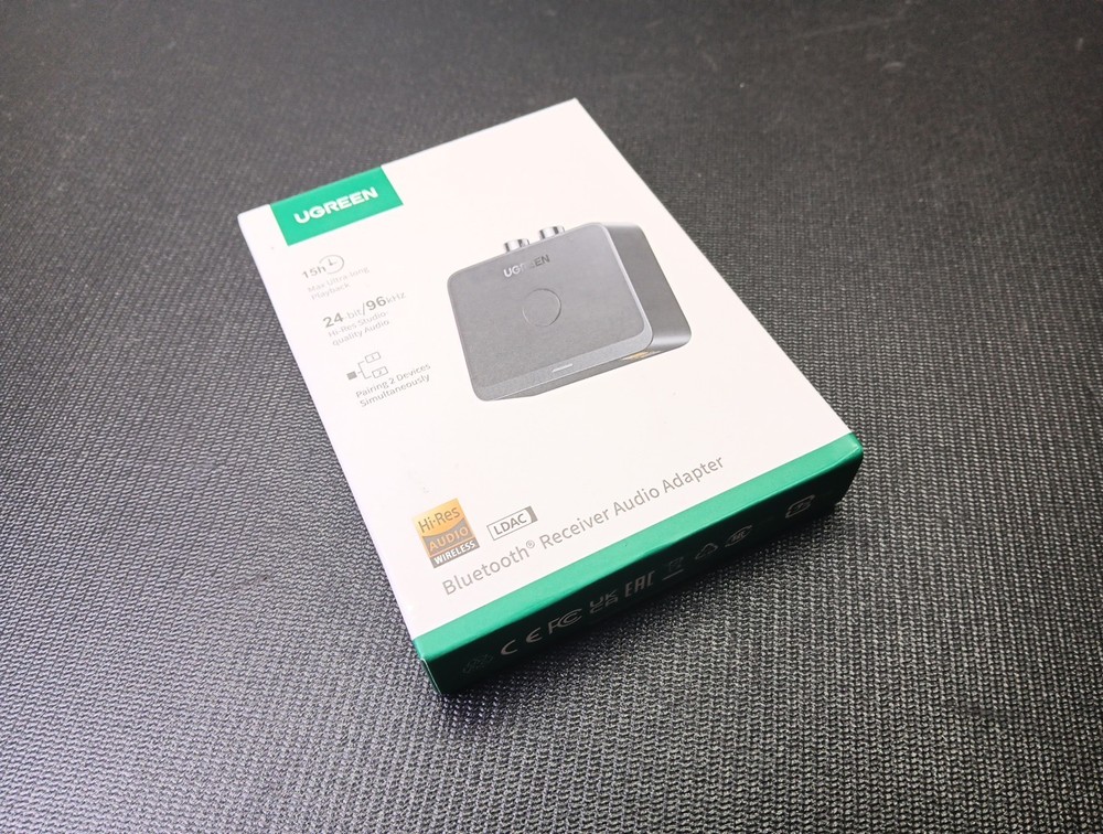 UGREEN Bluetooth 6.0 Receiver with LDAC, Hi-Res Wireless Audio Adapter (bn)