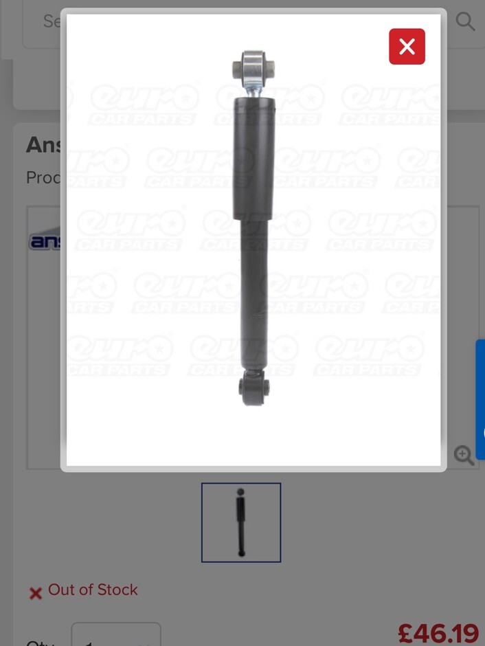 Ford Mondeo shock absorber