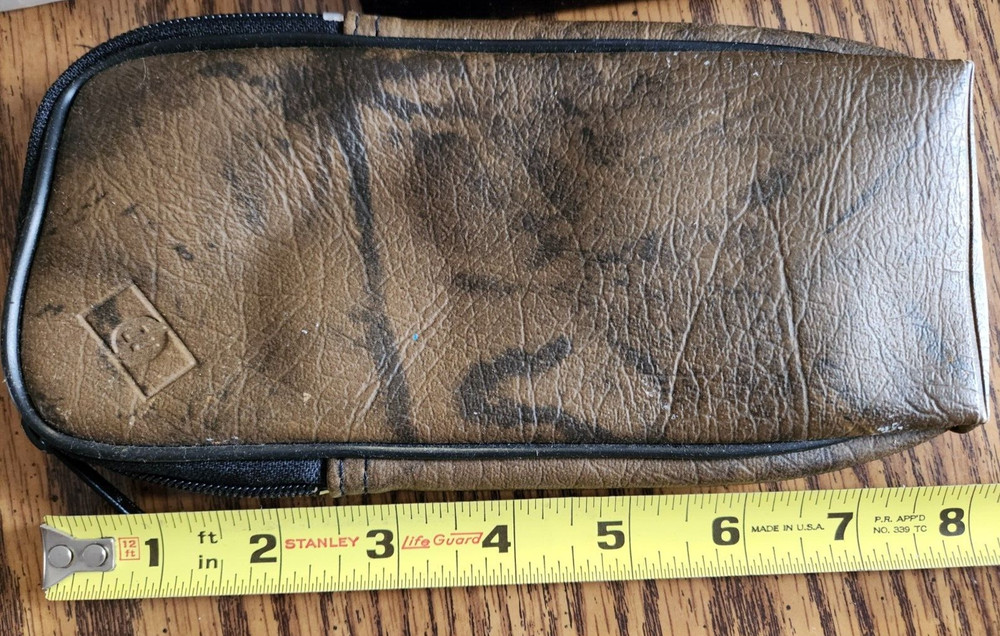 Leather Case For HP Calculator Nice Used Condition