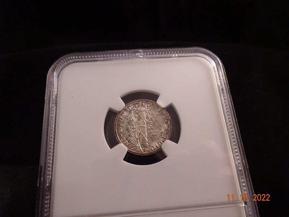 1944 Mercury Dime, NGC MS66 FB