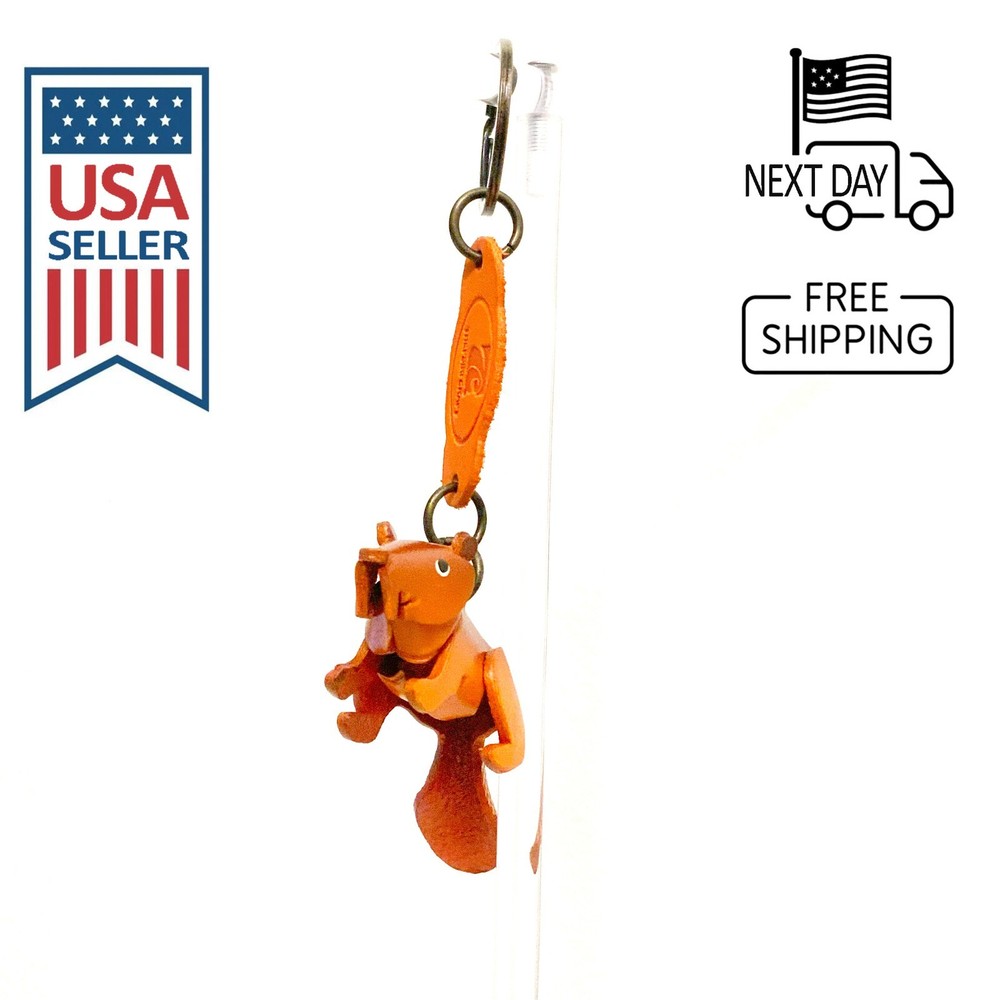 Beaver Handmade Leather Keyring