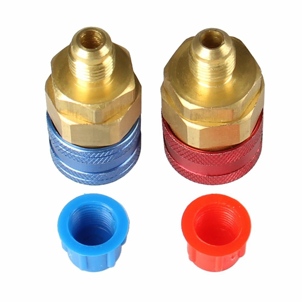 Quick Coupler High Low Side Connector Conversion Adapter Kit for AC Charging US