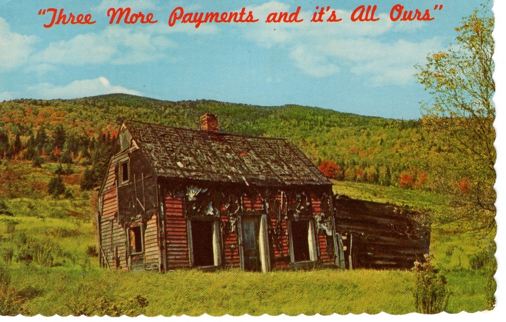 "THREE MORE PAYMENTS & IT'S ALL OURS"  - PC3459