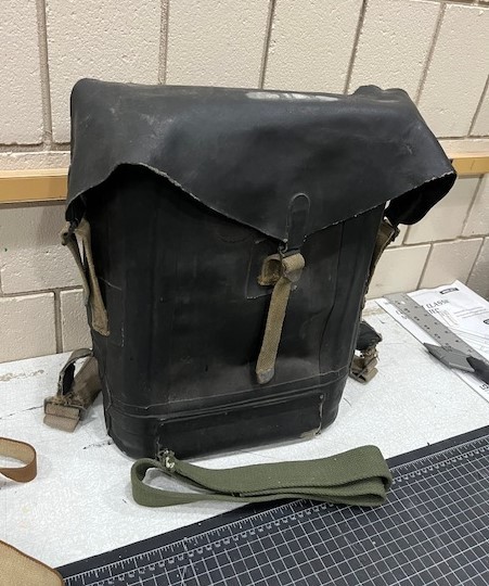 Original WWII  Waterproof  BG-169 Radio Bag,  D-Day
