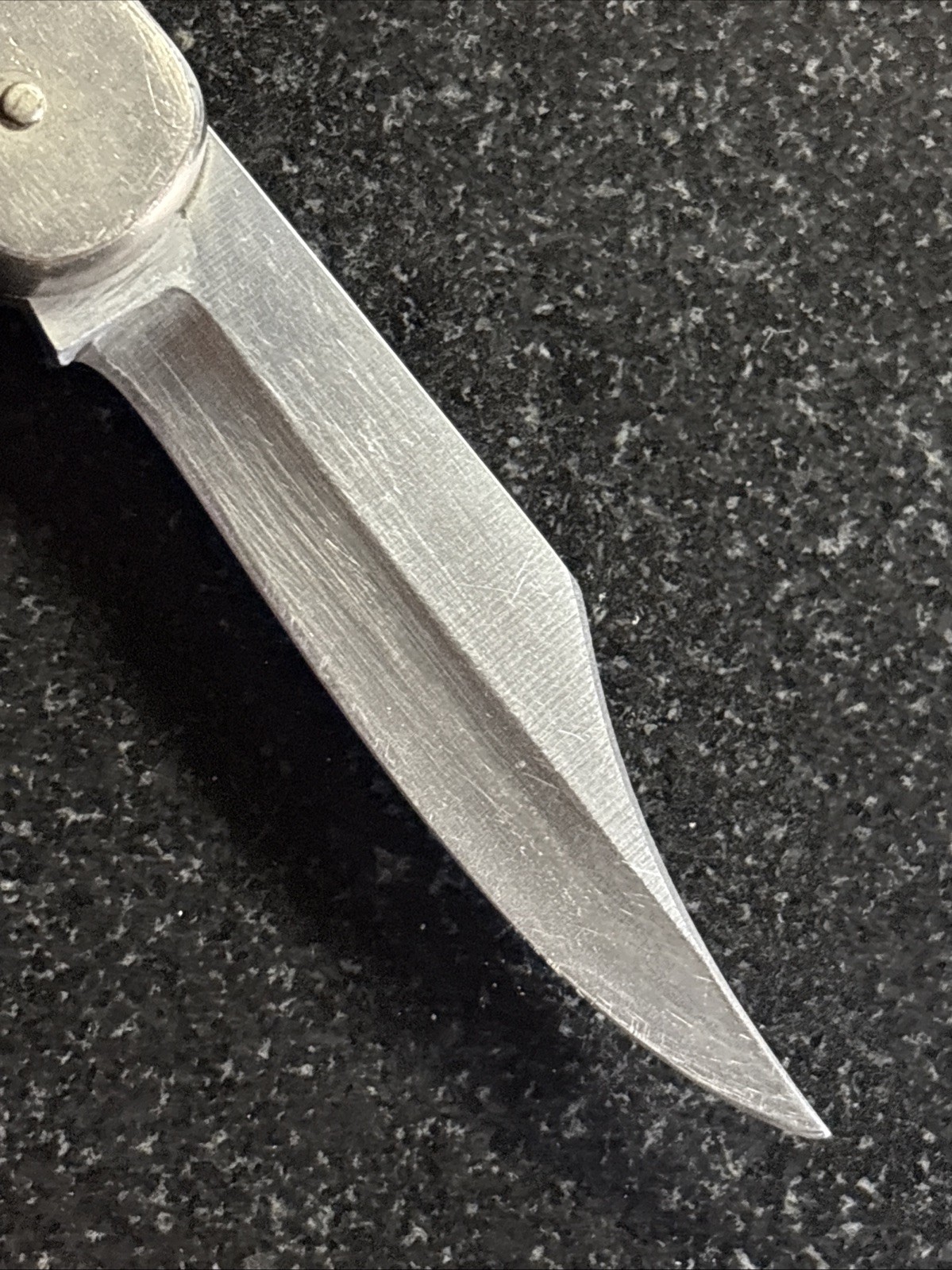 1978 Rare Puma 265 Seargent Germany Folding Knife Hatched Black FOR REPAIR