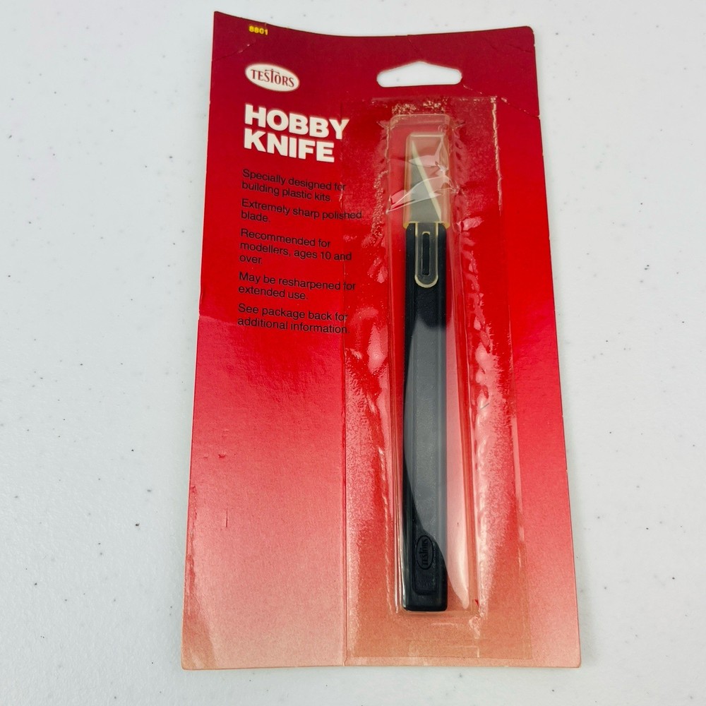 Testors Hobby Knife Open Box Plastic Kit Modelers 8801