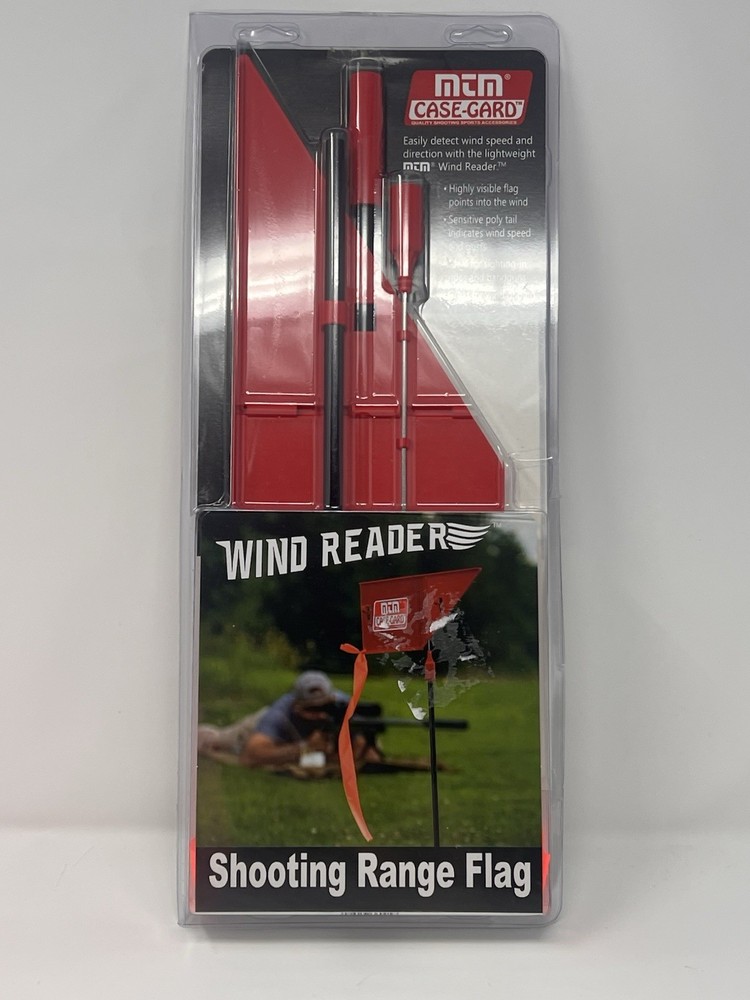 Mtm Wind Reader Shooting Range Flag Orange W/ Shooting - WRF